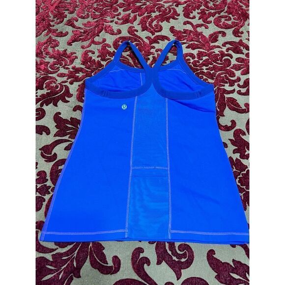 Lululemon Purple Knit Racerback Tank, Yoga Top Size 6 - Picture 3 of 3